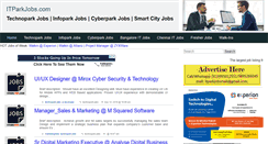 Desktop Screenshot of itparkjobs.com