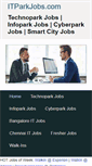 Mobile Screenshot of itparkjobs.com