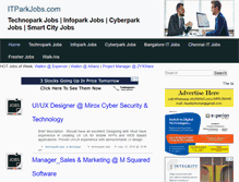 Tablet Screenshot of itparkjobs.com